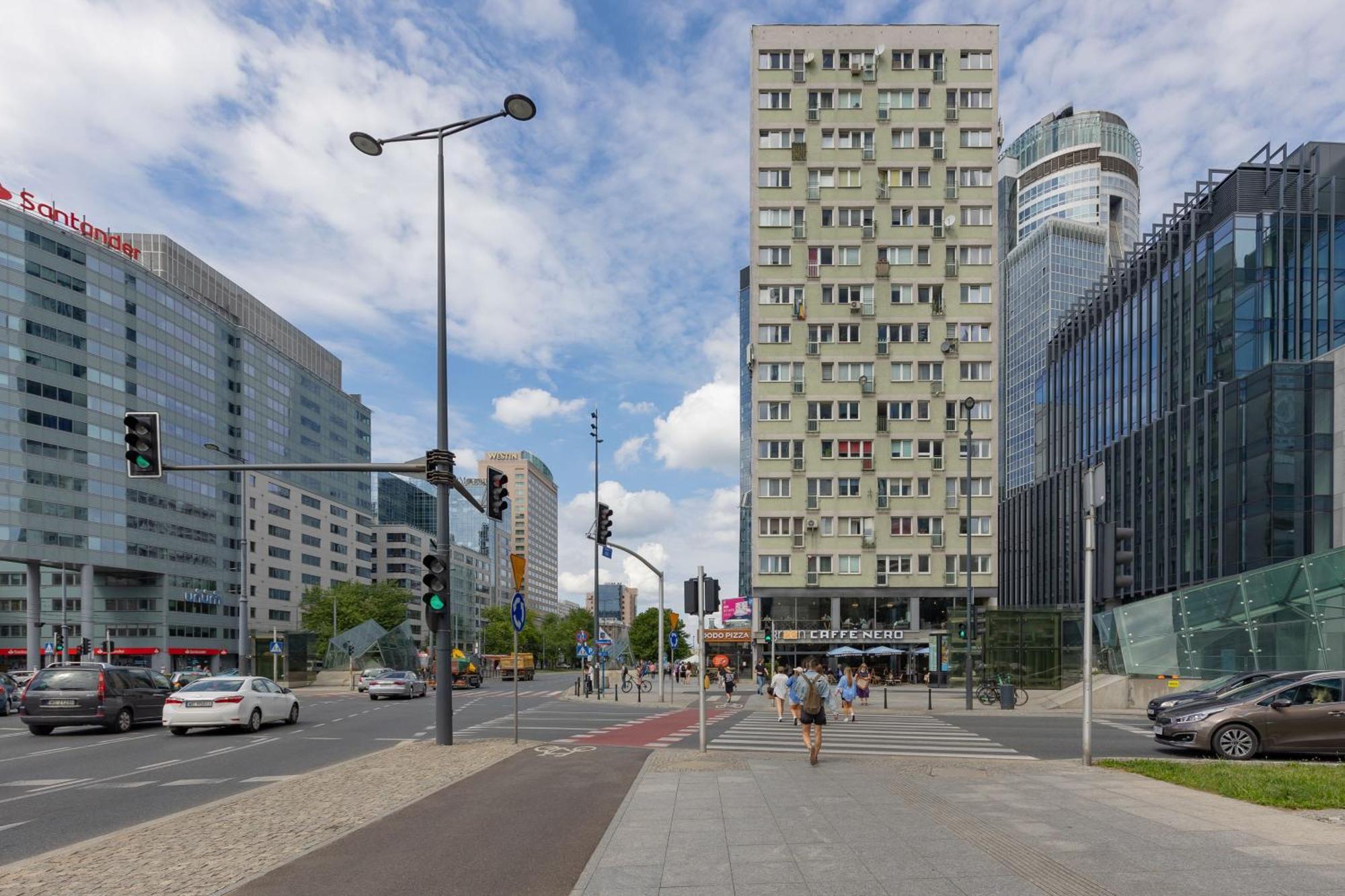 Aleja Jana Pawla II Studio For 4 Guests With Air-Conditioning Warsaw By Noclegi Renters Exterior photo